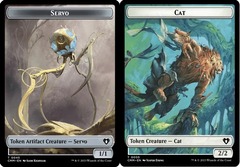 Cat (0005) // Servo (0045) Double-Sided Token (Commander Master)